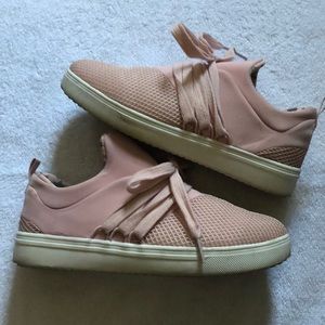 Pink sneakers